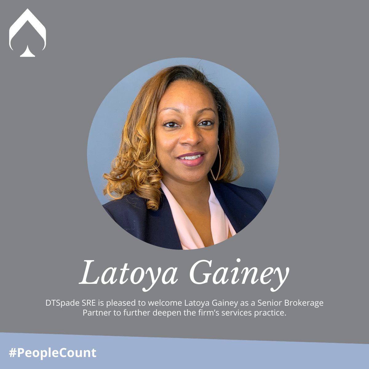 Welcome, Latoya Gainey!
